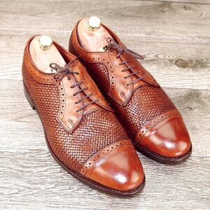 Allen Edmonds SHREEVEPORT 8.5 EEE Wide Walnut * add $15 new Cedar Trees